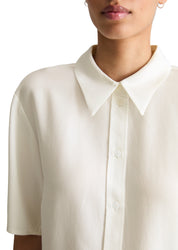 Bluse aus Lyocell - 1183-Silky White - Weiß