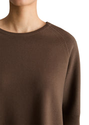 Strickpullover aus Baumwolle - 1386-Hazelnut Brown - Braun