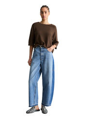 Strickpullover aus Baumwolle - 1386-Hazelnut Brown - Braun