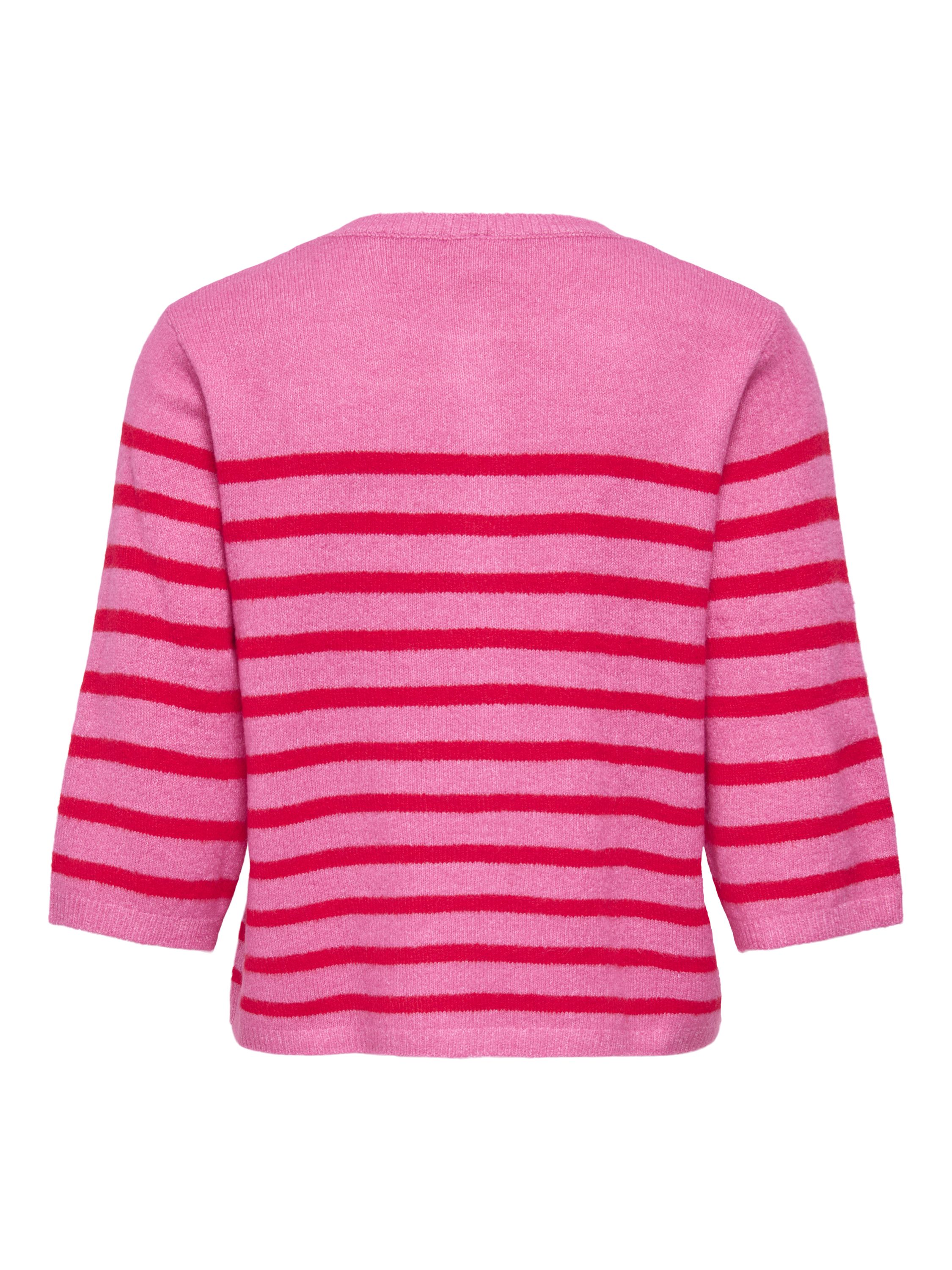 Strick-Cardigan VIOLA - Wild Orchid/High Rick Red/Mel/ - Pink