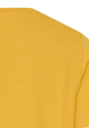T-Shirt aus Baumwollmix - 64-Sun Yellow - Gelb
