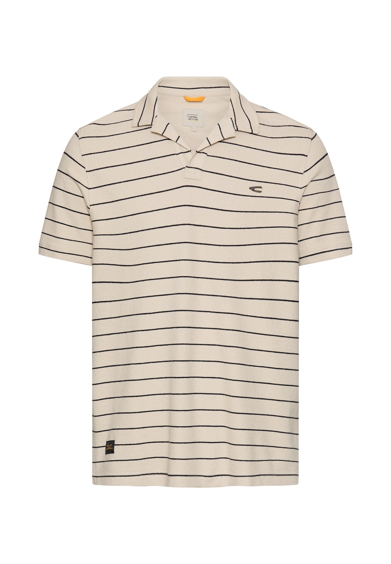 Poloshirt Regular Fit aus Baumwolle - 17-Light Beige - Beige