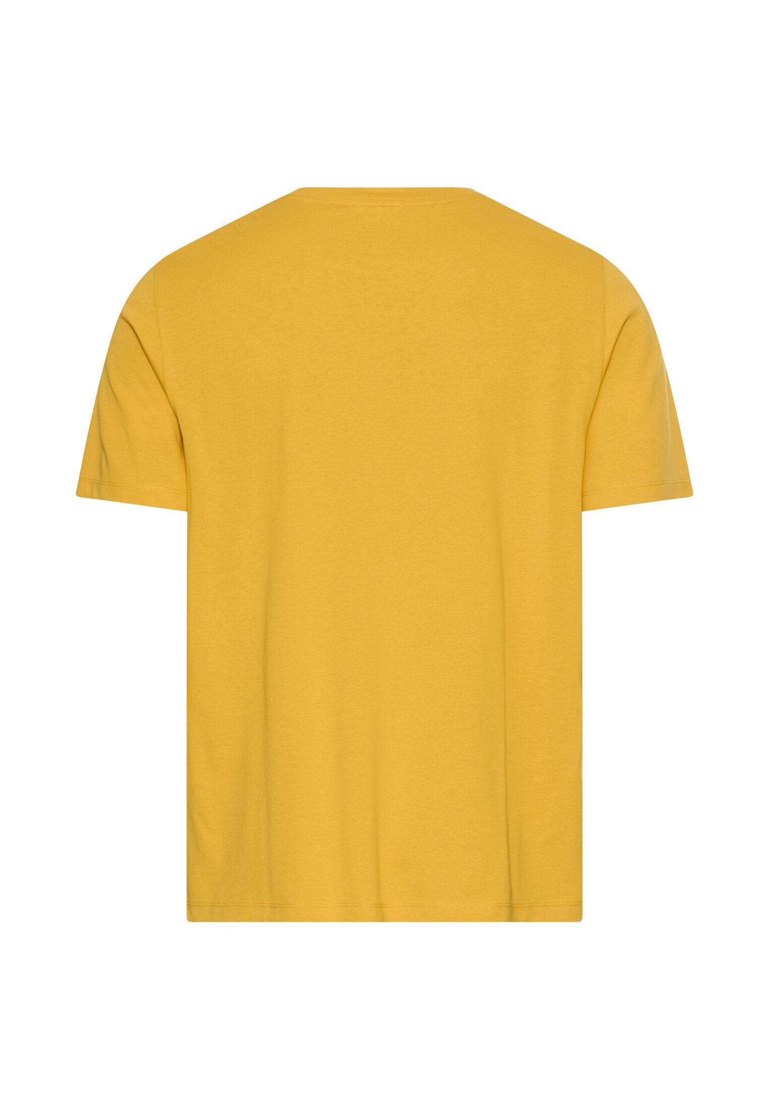 T-Shirt aus Baumwollmix - 64-Sun Yellow - Gelb