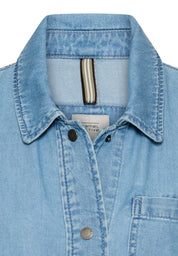 Jeansblazer aus Baumwollmix - 41-Light Blue Used - Blau