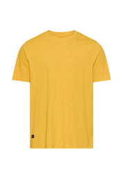 T-Shirt aus Baumwollmix - 64-Sun Yellow - Gelb