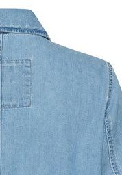 Jeansblazer aus Baumwollmix - 41-Light Blue Used - Blau