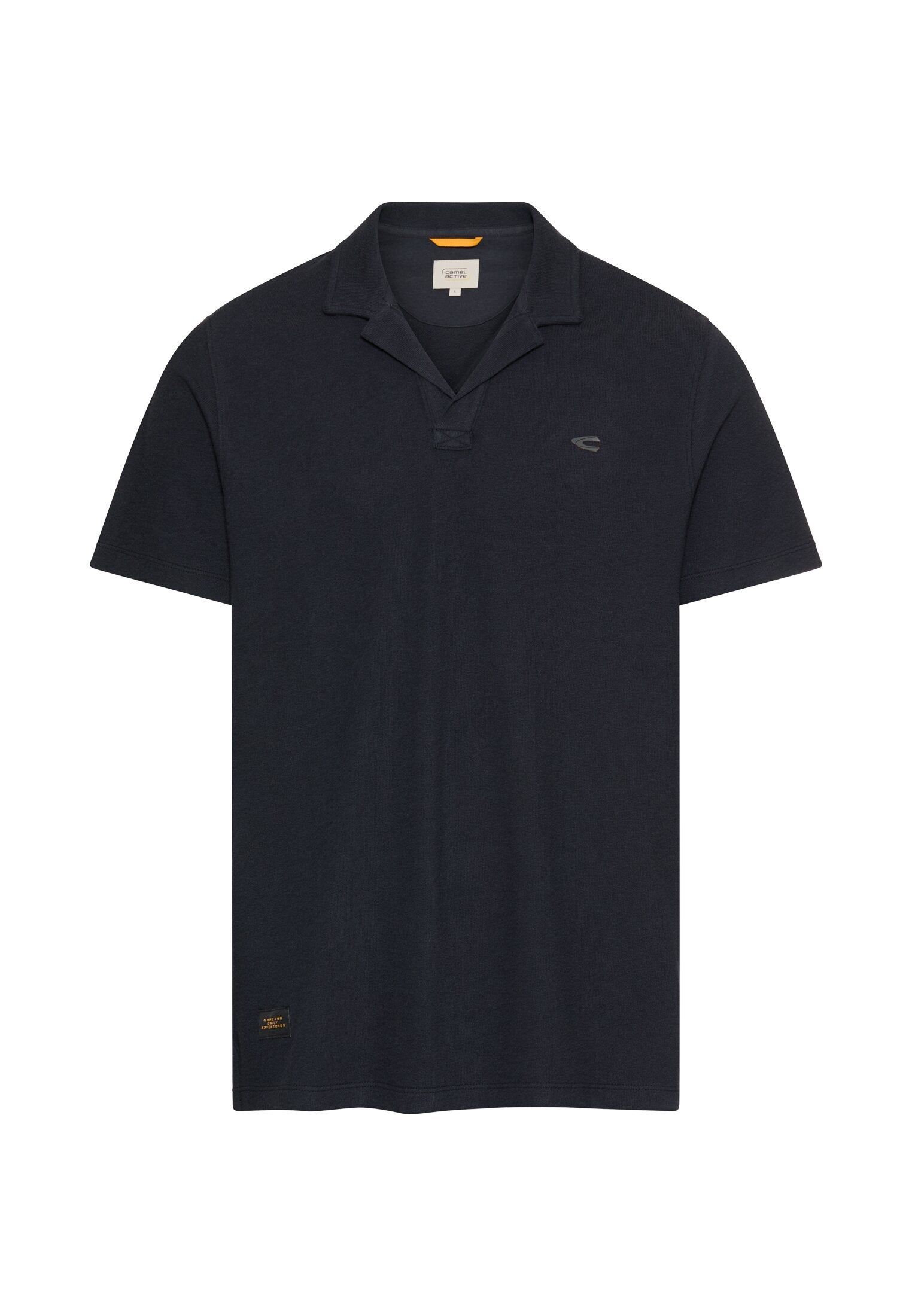 Poloshirt aus Baumwolle - 48-Dark Navy - Blau