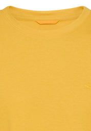 T-Shirt aus Baumwollmix - 64-Sun Yellow - Gelb