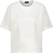 T-Shirt aus Modalmix - 102 off-white - Weiß