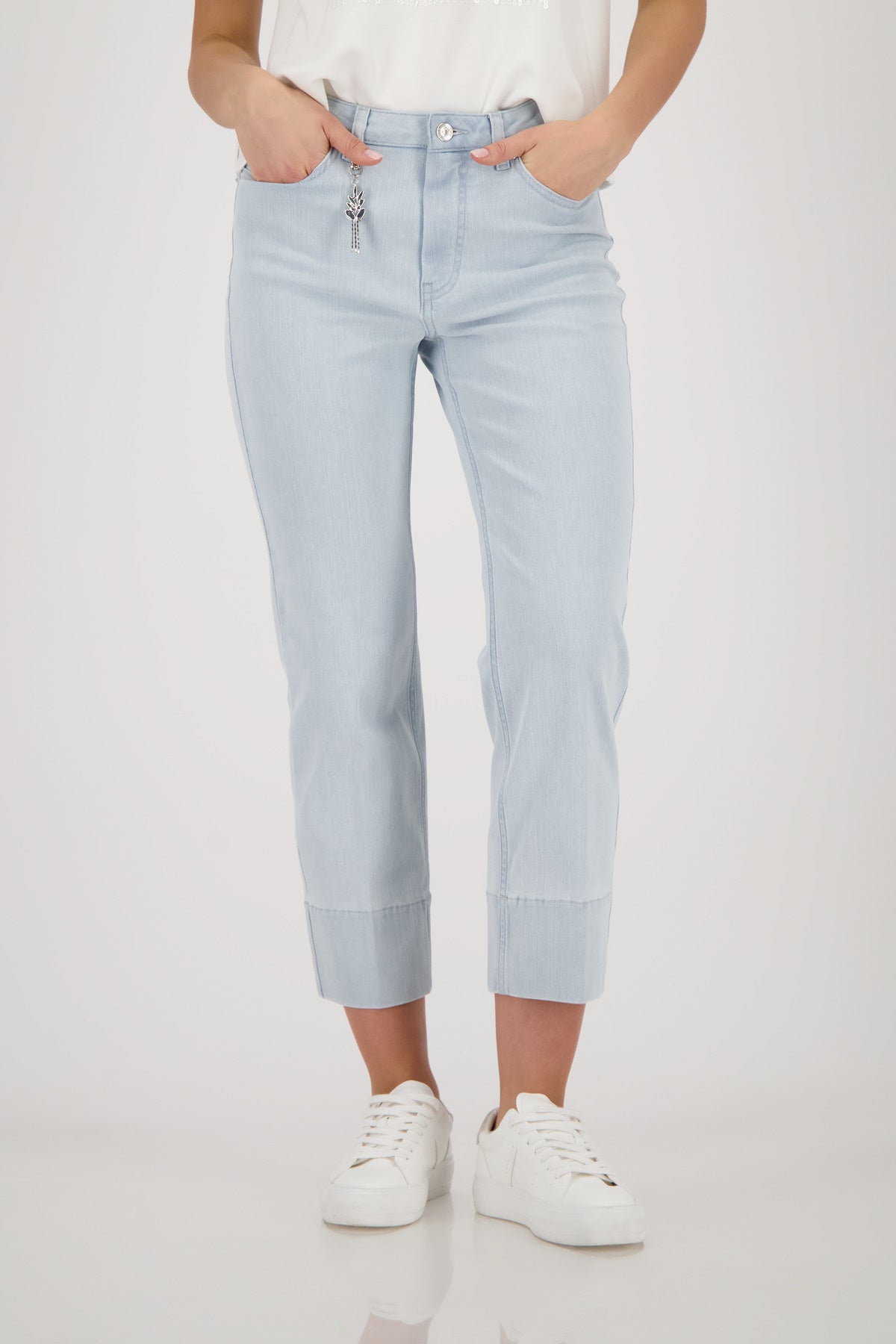 Culotte Regular Fit - 752 light denim - Blau