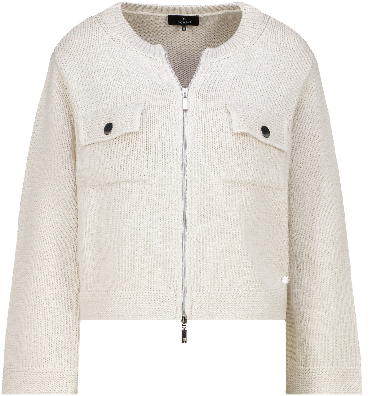 Strickjacke aus Baumwolle - 124 champagne beige - Beige