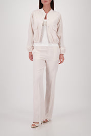 Cargojacke in Satin-Optik - 124 champagne beige - Beige