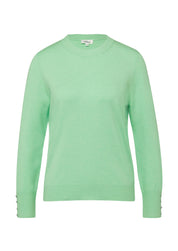 Strickpullover aus Viskosemix - 7269-GREEN - Grün