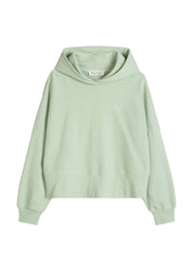 Sweathoodie oversized aus Baumwolle - 3782-Calm Sage - Grün
