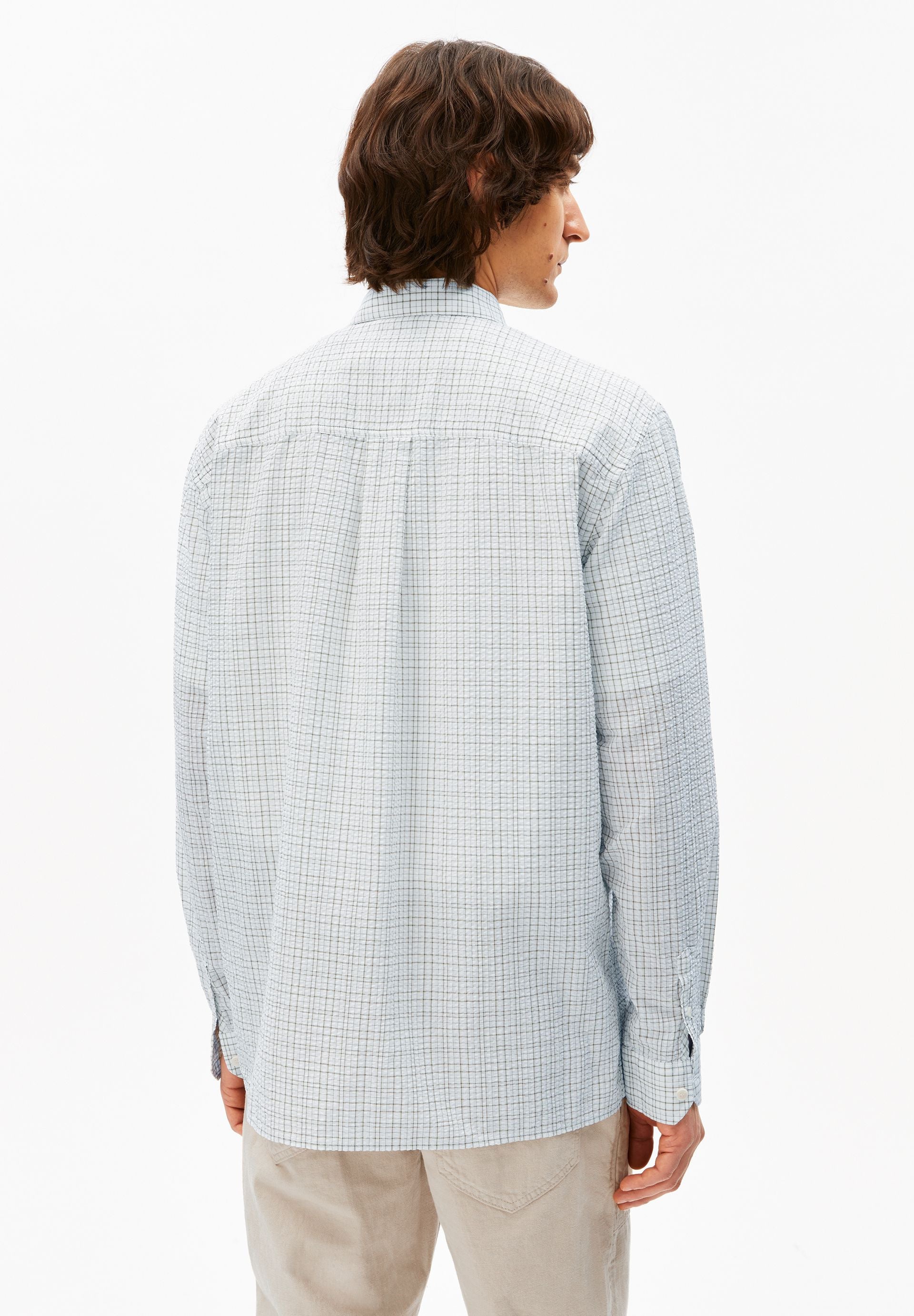 Freizeithemd Relaxed Fit - 3453-fatigue green - Grün