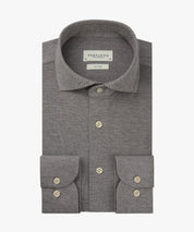 Hemd Slim Fit - H - Braun