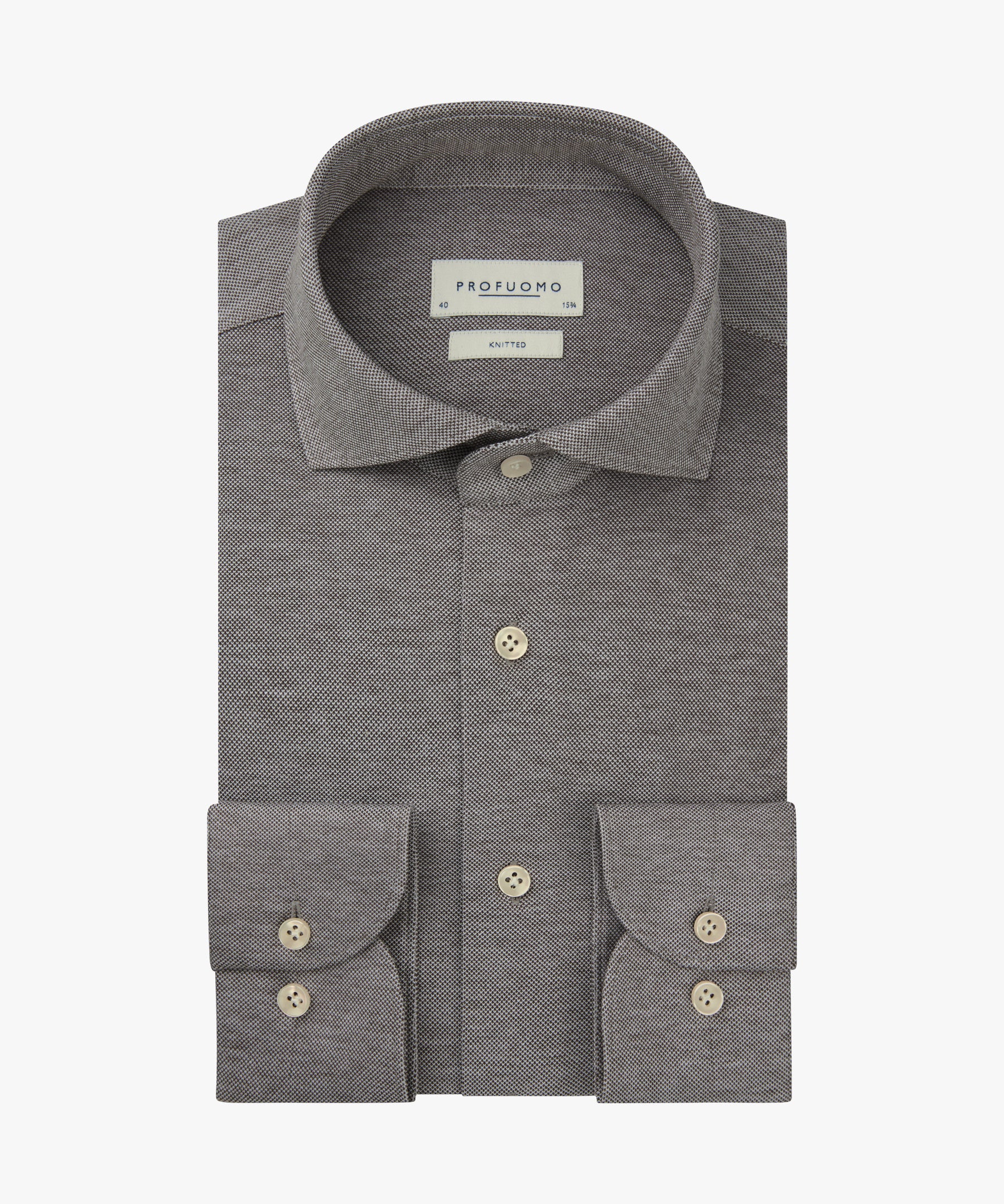 Hemd Slim Fit - H - Braun