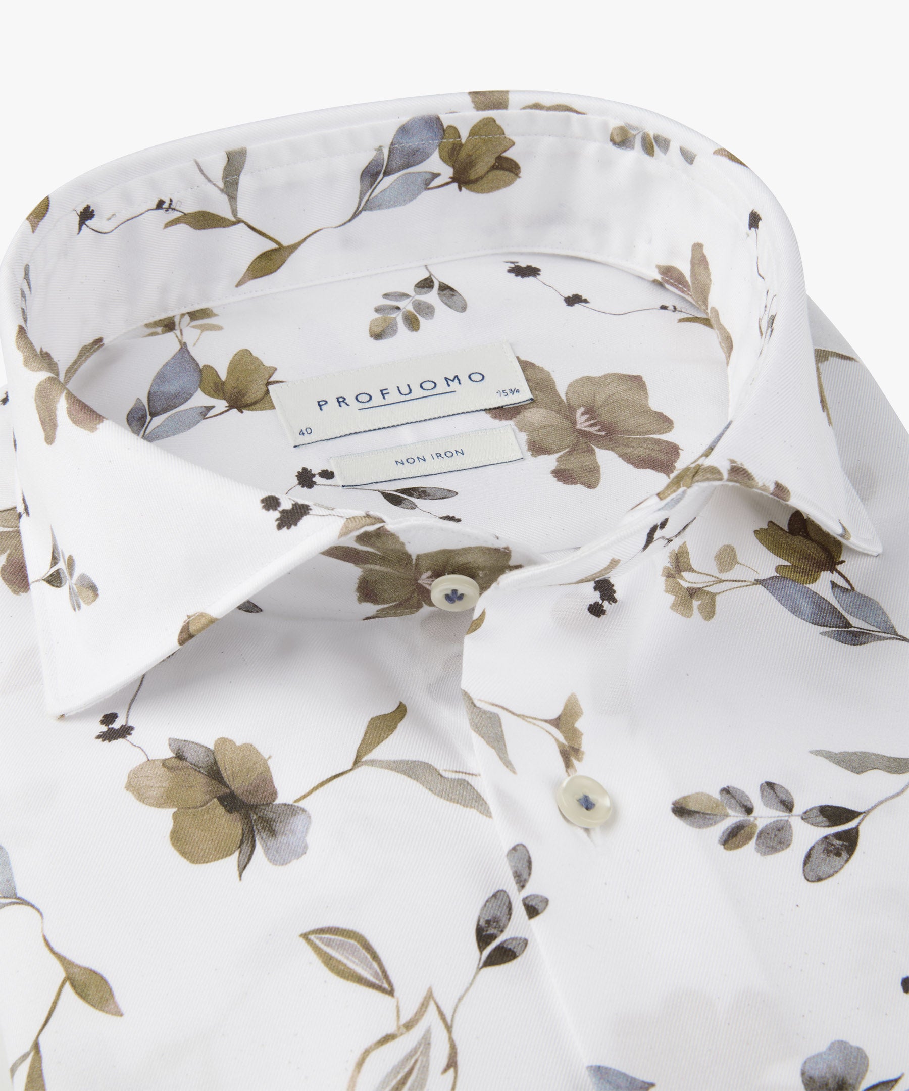 Hemd Regular Fit aus Baumwolle - M - Weiß