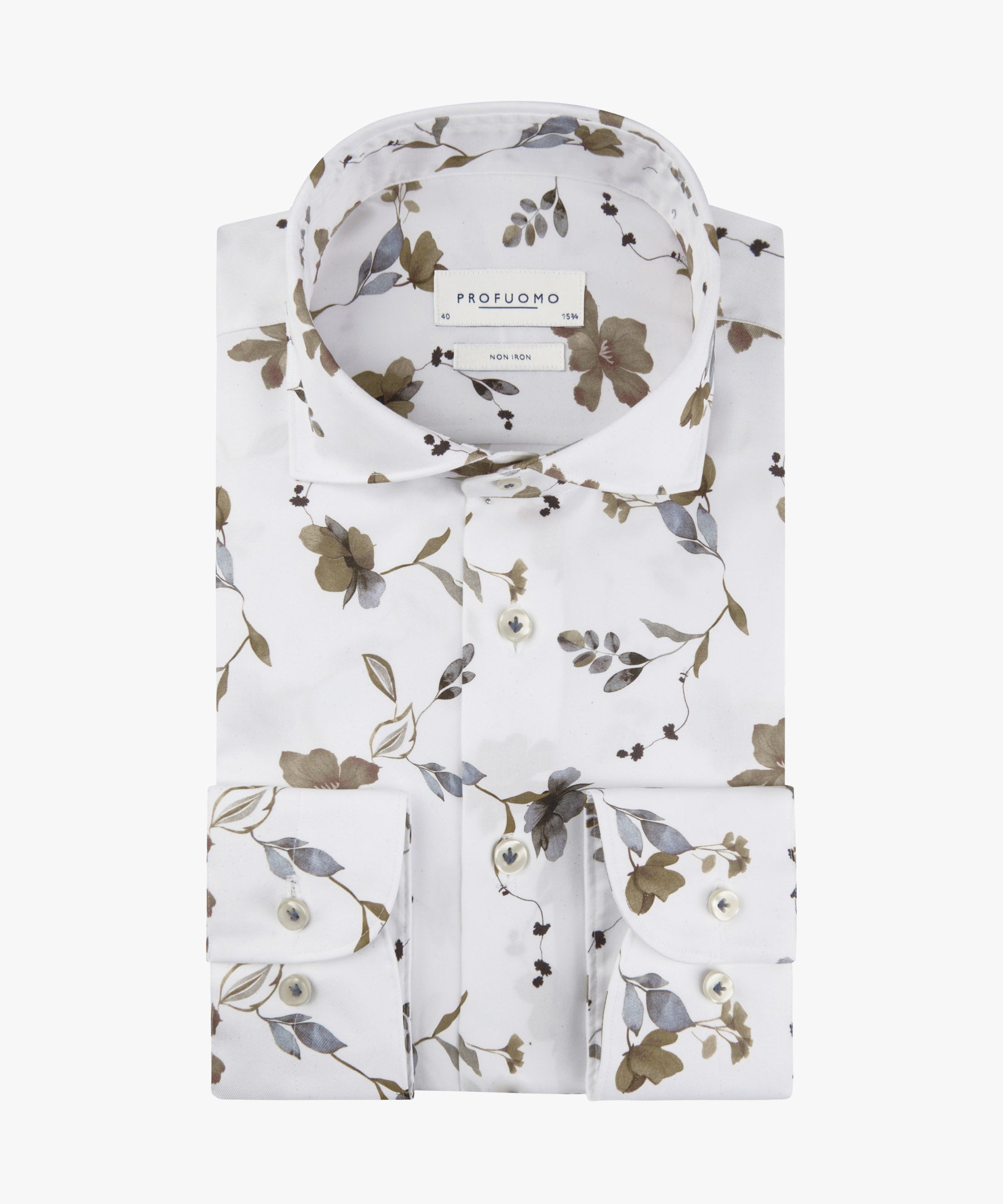 Hemd Regular Fit aus Baumwolle - M - Weiß