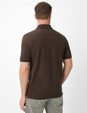 Poloshirt PETE aus Baumwolle - 52-chocolate - Braun