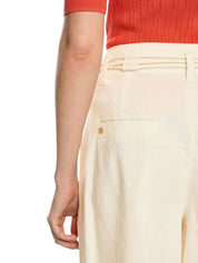 Shorts WARANGAL aus Leinenmix - 112 - Creme