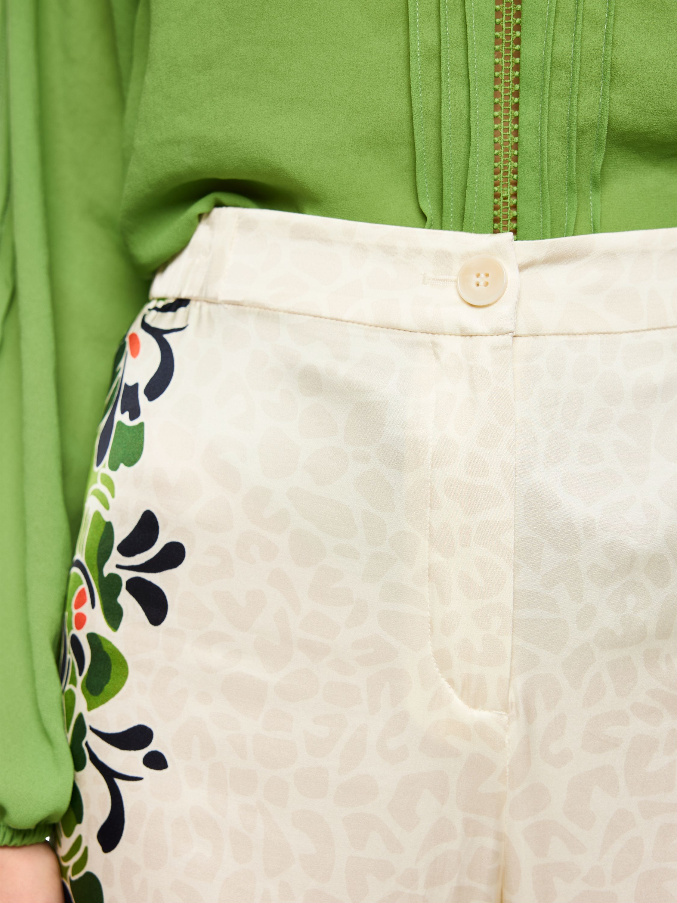 Hose WARRI Wide Leg - 112 - Creme