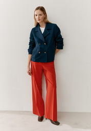 Tenchjacke aus Baumwollmix - 0375 - Blau