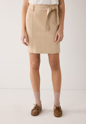 Rock Mini in Wildleder-Optik - 0233 - Beige