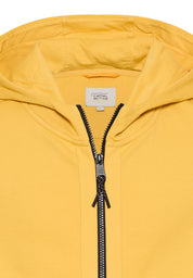 Sweatshirtjacke aus Baumwolle - 64-Sun Yellow - Gelb