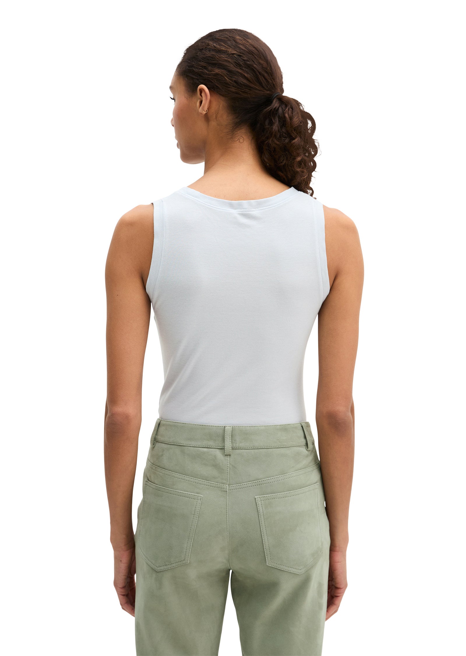 Tanktop aus Lyocellmix - 6709-Airy Blue - Blau