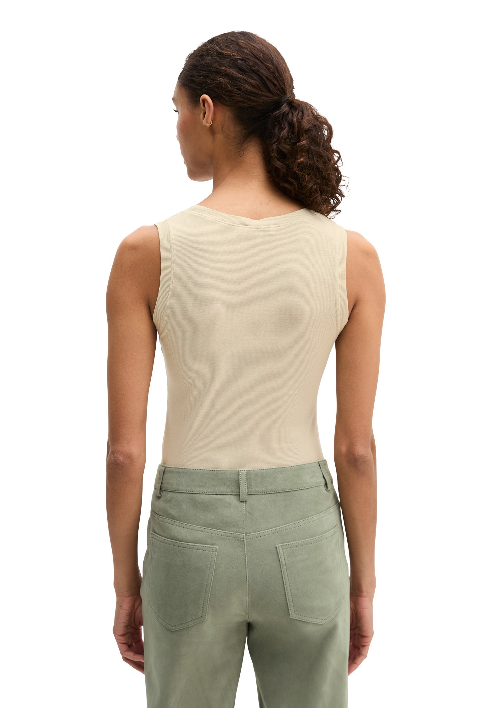 Tanktop aus Lyocellmix - 0914-Linen Beige - Beige