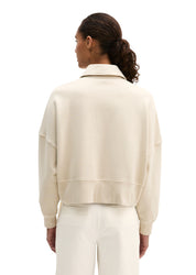 Sweatshirt oversized aus Baumwolle - 0914-Linen Beige - Beige