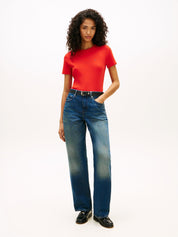 T-Shirt CODY Slim Fit - SNE-ORANGE - Rot