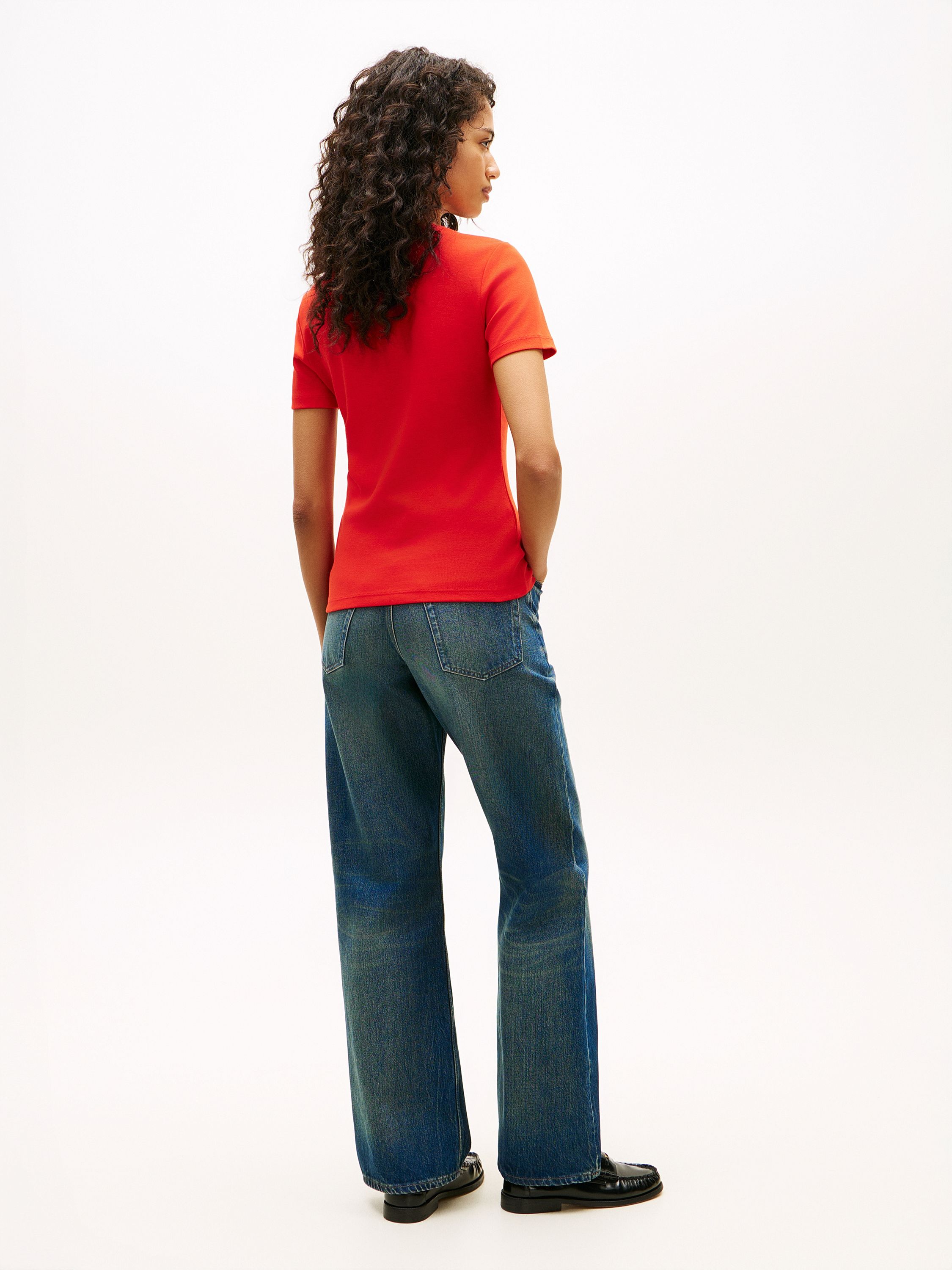 T-Shirt CODY Slim Fit - SNE-ORANGE - Rot