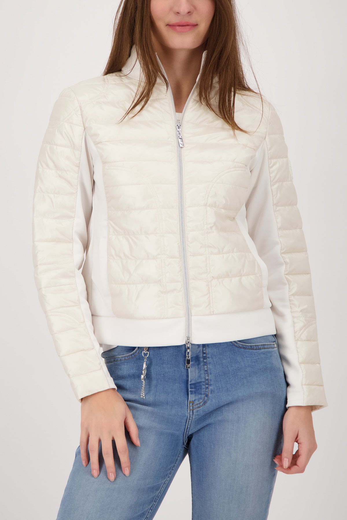 Steppjacke mit Stehkragen - 124 champagne beige - Creme