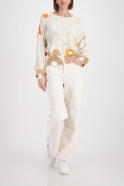 Strickpullover aus Baumwolle - 546 biscotti - Braun