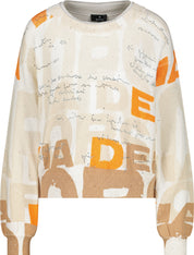 Strickpullover aus Baumwolle - 546 biscotti - Braun