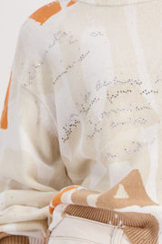 Strickpullover aus Baumwolle - 546 biscotti - Braun