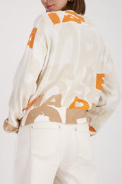 Strickpullover aus Baumwolle - 546 biscotti - Braun