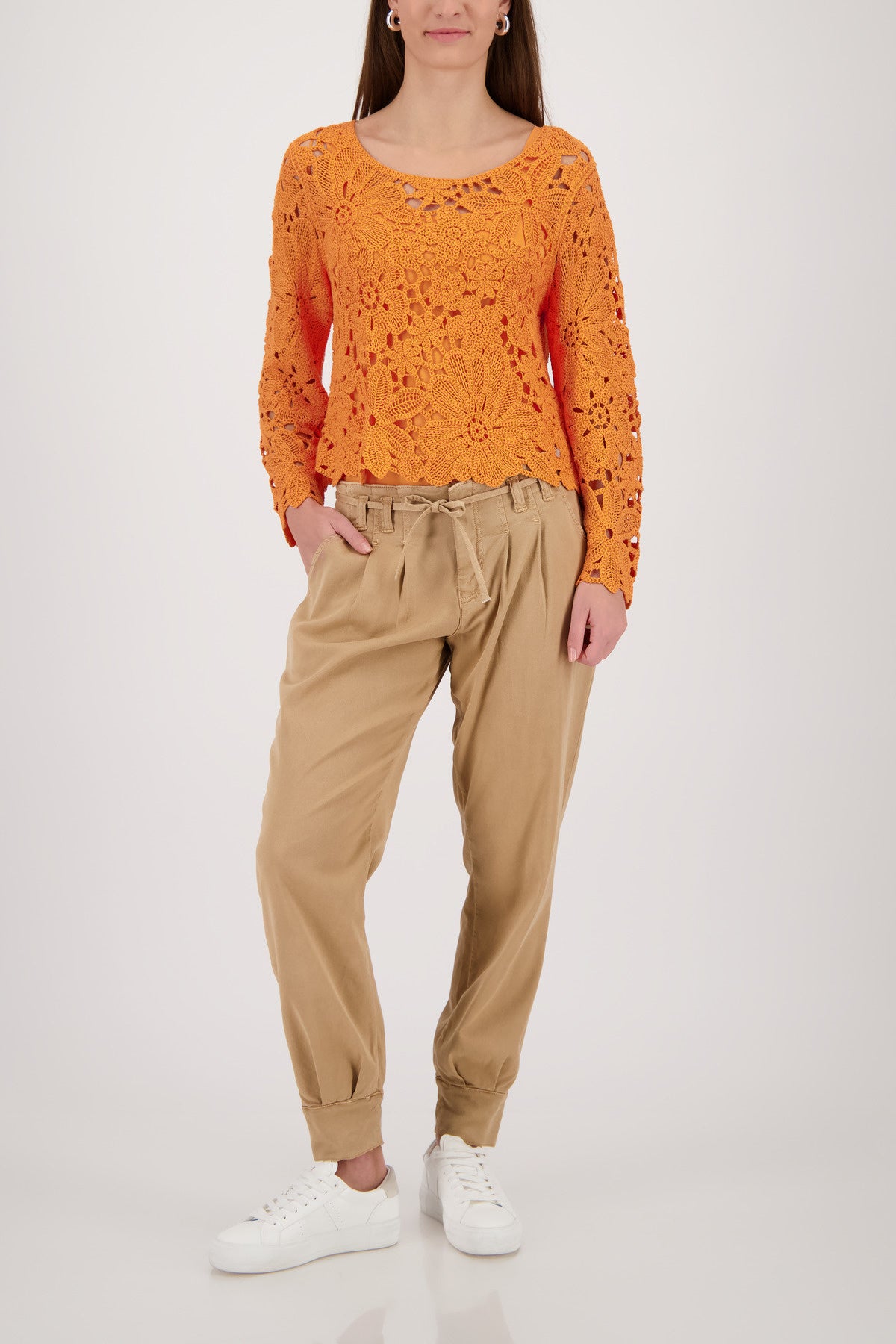 Strickpullover aus Viskose - 253 aperitif - Orange