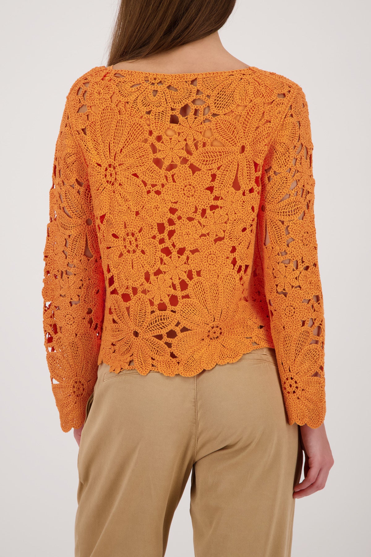 Strickpullover aus Viskose - 253 aperitif - Orange