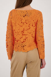 Strickpullover aus Viskose - 253 aperitif - Orange