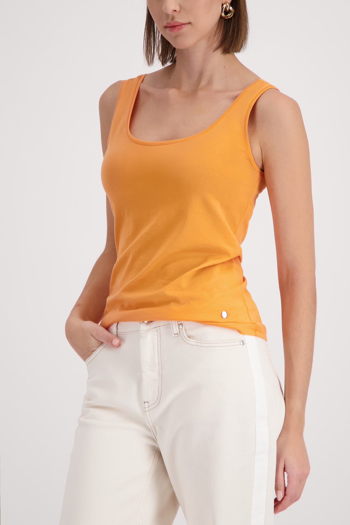 Tanktop Baumwollmix - 253 aperitif - Orange | Gelb