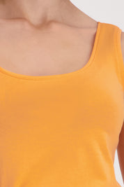 Tanktop Baumwollmix - 253 aperitif - Orange | Gelb