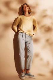 Culotte Regular Fit - 752 light denim - Blau