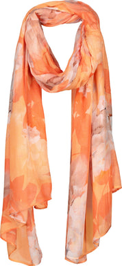 Tuch aus Viskose - 255 aperitif gemustert - Orange
