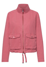 Baumwolljacke mit Stehkragen - 16615-desert berry - Rosa