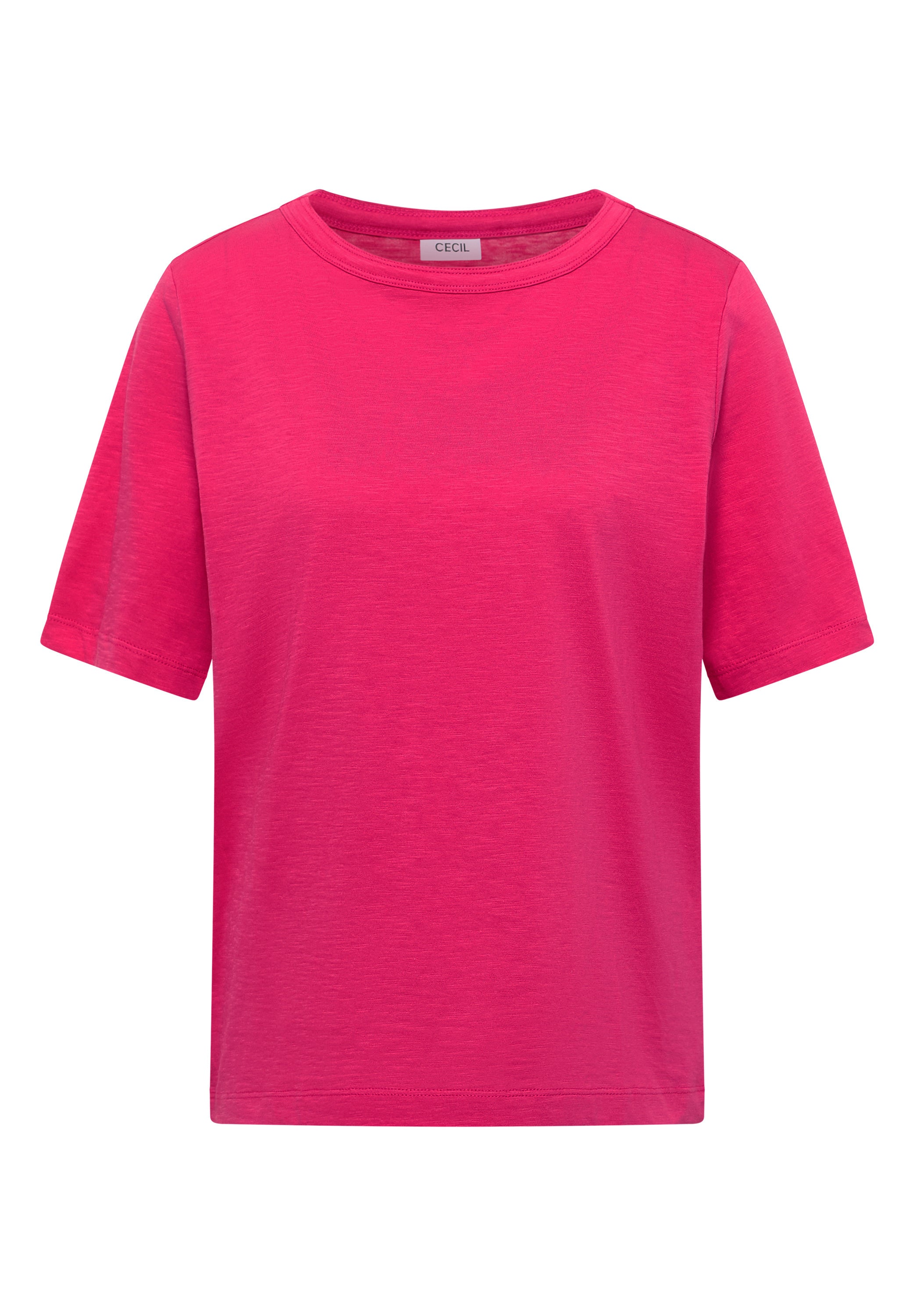 T-Shirt Regular Fit aus Bio-Baumwolle - 17492 beetroot pink - Pink