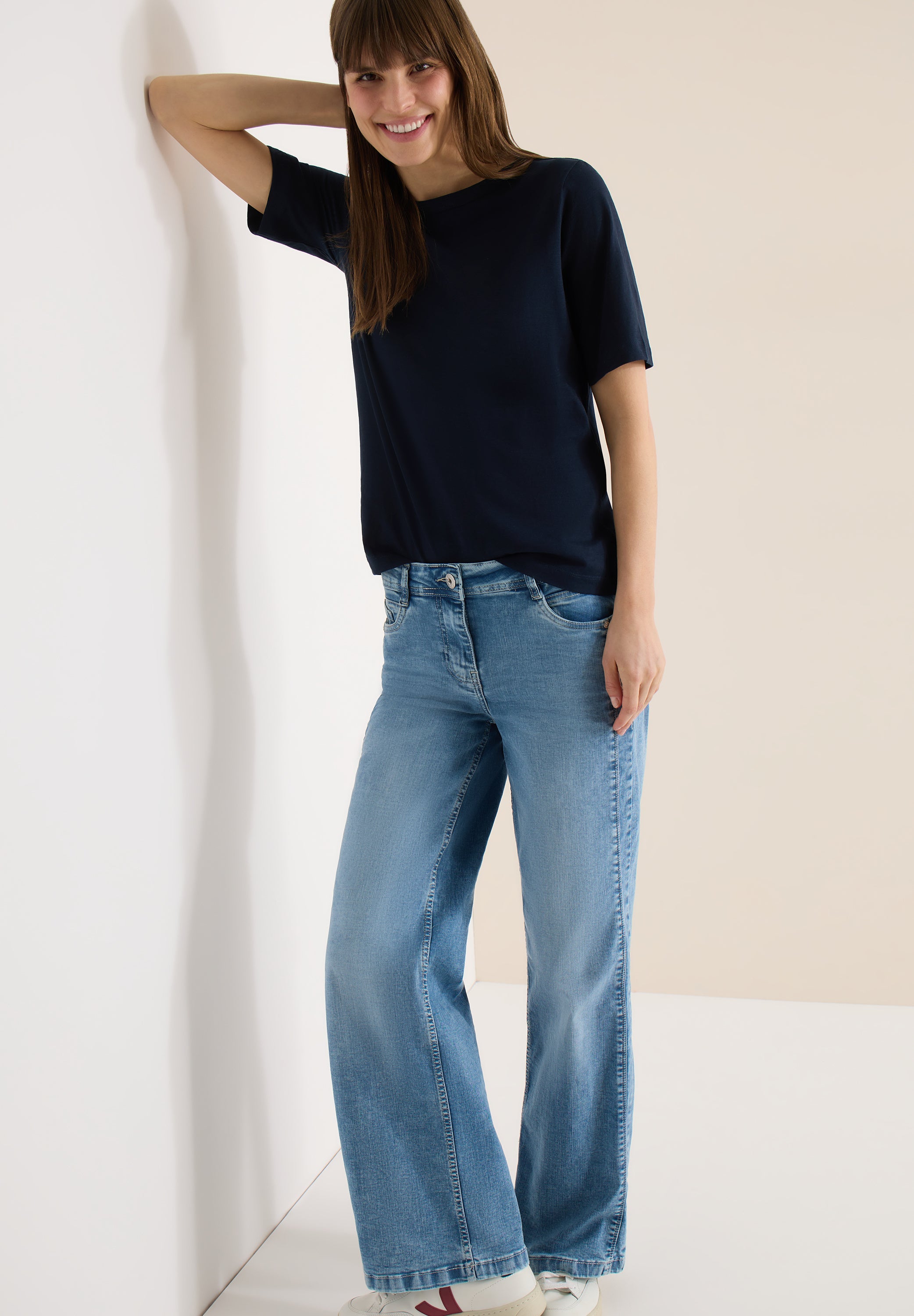 T-Shirt Regular Fit aus Bio-Baumwolle - 15512 universal blue - Blau