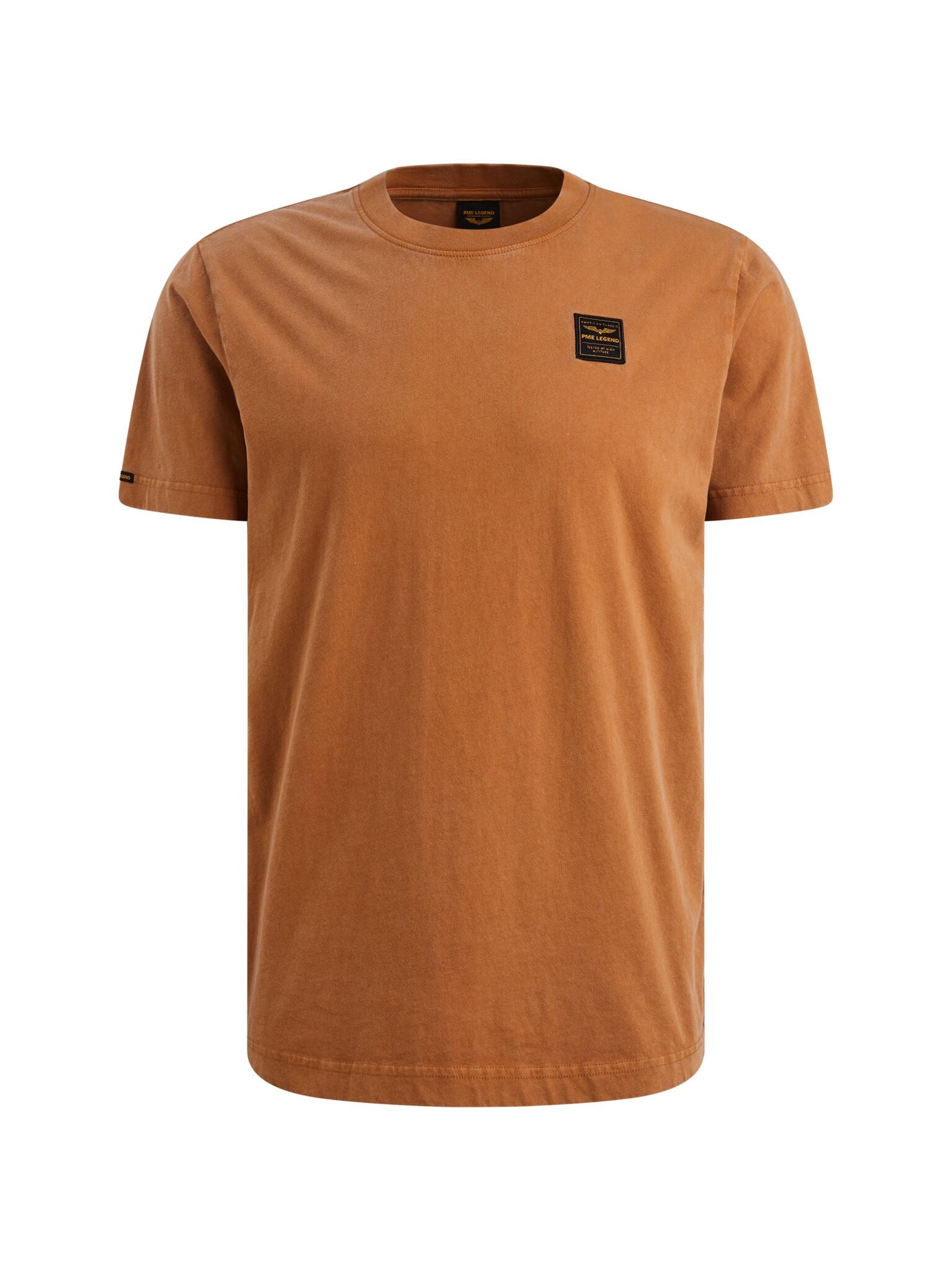 T-Shirt aus Baumwolle Regular Fit - 8127-Glazed Ginger - Orange